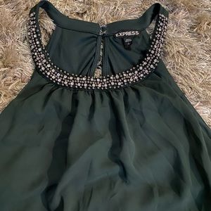 Express rhinestone sleeveless top